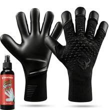 GKHMNEW Professional Goalkeeper Gloves + 30ml Goalkeeper Grip Spray, Suitable For Adults, Teens Or Women Football Goalkeeper Gloves, Breathable Design - Multicolor - View 2