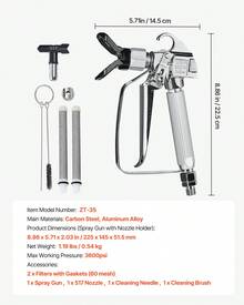Spray Guns - Eisen 1 Stück Spritzpistole - View 7