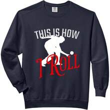 This Is How I Roll - Funny Adult Sweatshirt - Adult Unisex Navy - View 1
