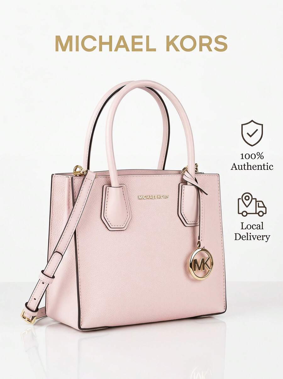 Michael Kors 时尚百搭通勤极简主义单肩包/手提包 - 粉色 - 查看 1