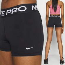 Nike Authentic Women's High Waist Running Fitness Tight Shorts CZ9857-010 - Black - View 4