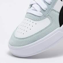 Puma 女款舒適中筒休閒運動球鞋，春/秋季 - 白色-黑色-水藍色 - 查看 11