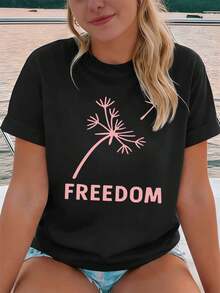 Women T-Shirts - Black - View 1