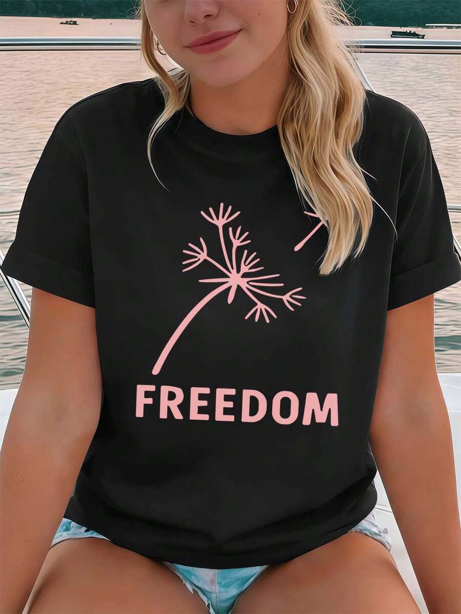 Women T-Shirts - Black - View 1