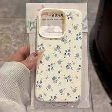 2026 Youthful And Modern Cell Phone Case, Cute, Minimalist, Luxury, With White And Pink Floral Elements, Phone Case, Cute, Pink, Minimalist, Matte White, Premium Phone Case, 1 Piece, Matte White Phone Case With Lens Protection, With 3 Cute Orchid Flower Patterns, Compatible With 16 Pro 15 14 Plus 13 12 11, Water Resistant, Shockproof, Drop Resistant And Scratch Resistant, Birthday Gift, International Version, Not The National Version - 多色 6 - 查看 5