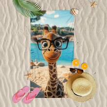 1 pieza Toalla de playa con patrón de lámina de oro ultra suave, adecuada para la playa, fiesta de piscina, vacaciones - Accesorios de playa y piscina - estilo5 - Ver 6