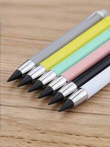 [Personalizado] 1/12 piezas Lápiz Eterno con Borrador - 12 Colores Lápiz de Escritura Infinita de Larga Duración, Sin Necesidad de Afilado Lápiz Permanente sin Tinta, Adecuado para Bocetos, Dibujo, Útiles Escolares, Esencial para la Vuelta a la Escuela Lápiz Eterno - Multicolor - Ver 10