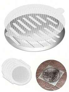 10/20pcs Easy-Clean Disposable Hair Catcher Mesh For Shower Drains - Waterproof, Long-Lasting Floor Sink Strainer Filters For Bathroom & Kitchen - A - View 8