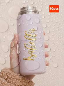 1/4/10pcs Customized Name Label Stickers, Customizable UV Holographic Stickers, Multi-Size Multi-Color DIY Decals For Glass Cups, Balloons, Gift Box, Wedding Invitations, Car Windows Decoration - Multicolor 1 - View 40