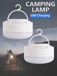 Lampu Kemah LED Multifungsi, Lampu Tenda Super Terang Isi Ulang USB, Cocok untuk Perlengkapan Kemah, Penggunaan Darurat, dan Dekorasi Halaman - Putih - View 13