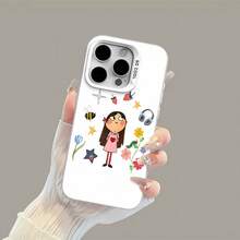 Lola rosa con temática de jardín primaveralfunda de teléfono Fundas compatibles con ,Apple,VIVO,OPPO,,, y Honor.Fabricadas en silicona TPU,ofrecen protección contra golpes y caídas. - Blanco - Ver 5