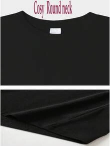 Women T-Shirts - Black - View 4