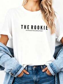 Camiseta Casual para Maestros con el Alfabeto de 26 Letras y Animales, Alfabeto ShirFashion - Blanco - Ver 6