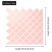 3D Textured Waterproof Lantern Pattern Wall Tiles, Removable Self-Adhesive Wall Stickers For Kitchen Backsplash, Bathroom, Holiday Decor, Home Renovation, Peelable Wallpaper, Spring Decor, Housewarming, Rama Decorative Stickers, Birthday/Graduation Gift - Multicolor - View 9
