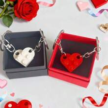 Gantungan Kunci Bentuk Hati, Gantungan Kunci Pasangan Serasi, Hadiah Pernikahan, Hadiah untuknya, Hadiah untuknya, Hadiah Ulang Tahun, Hadiah Hari Valentine, Hadiah Tahun Baru, Hadiah untuk Sahabat - MultiWarna - View 4