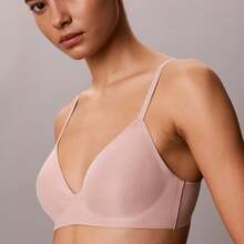 Calvin Klein Perfectly Fit Ultralight Lightly Lined Wirefree Bra QF8315 Underwear  Women  Bras + Bralettes - 雪松 - 查看 1