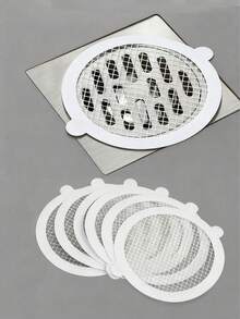 10/20pcs Easy-Clean Disposable Hair Catcher Mesh For Shower Drains - Waterproof, Long-Lasting Floor Sink Strainer Filters For Bathroom & Kitchen - A - View 5