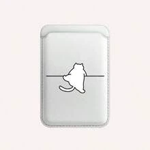 1 chiếc, tương thích với khe cắm thẻ MagSafe của Apple, thiết kế hình mèo và gấu trúc, dùng cho ví đựng thẻ điện thoại 13/15/16. - Nhiều màu - Xem 7