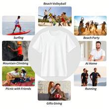 Jared McCain Vintage-Style Graphic T-Shirt, Photo Collage And "76ers" Text, Unisex Relaxed Fit - White - View 4
