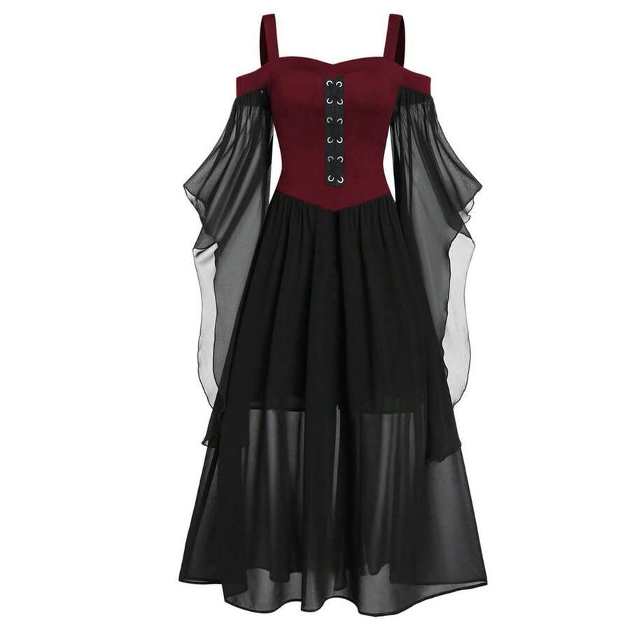 Stage Dance Wear - Red C - View 1