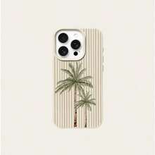 Funda para Celular con Estampado de Moda 20261pc, Estilo Vacacional, Material TPU, Diseño de Cocotero de Verano, Compatible con Teléfonos, Regalo de Primavera, Versión Internacional, No la Versión Nacional - Blanco 8 - Ver 5