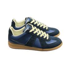 Zapatos casuales unisex, tallas 36-45, zapatos casuales para mujer y zapatos deportivos para hombre, zapatos planos con cordones de suela suave, zapatos de hombre cómodos y ligeros para uso diario, zapatillas de hombre de corte bajo, zapatos de entrenamiento de nicho de cuero genuino vintage, zapatos de moda MM*6. - Figura 11 - Ver 7