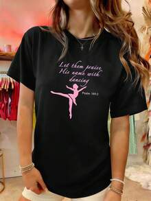 Women T-Shirts - Black - View 1