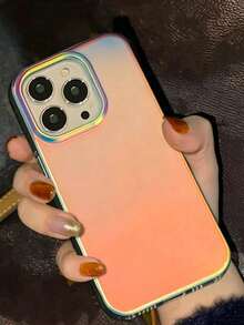1 Ốp lưng điện thoại INS Matte Gradient Soft Case, dành cho iPhone 17 16 15 14 Pro Max 11 13 12 Plus Vibe, chất liệu silicon chống sốc. - trắng - Xem 2