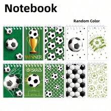 20/8/4/1pc Soccer Theme Stationery Gift Set, Includes 5 Mini Notebooks, 5 Soccer Keychains, 5 Soccer Pens, 5 Gift Bags, Suitable For Parties, Events, School Gifts - Standard Model - View 5
