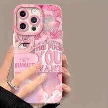 Chica anime rosa con estética oníricafunda de teléfono Fundas compatibles con ,Apple,VIVO,OPPO,,, y Honor.Fabricadas en silicona TPU,ofrecen protección contra golpes y caídas.regalos para mamá - Blanco - Ver 2