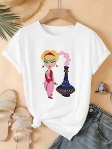 Women T-Shirts - White - View 2