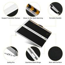 Emergency Kits & Supplies - Folding Threshold Ramp (2 Ft) - View 2