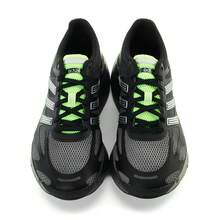 Adidas Unisex Casual Low-Top Comfortable Sports Running Shoes, Suitable For Spring And Autumn, JQ8207 - Number 1 Black/Gray/Signal Green - View 3
