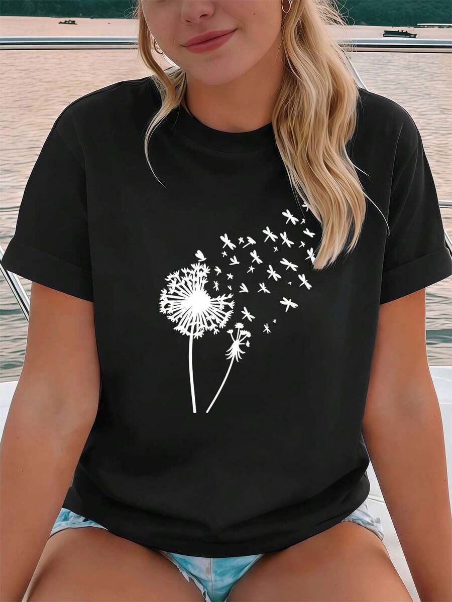 Women T-Shirts - Black - View 1
