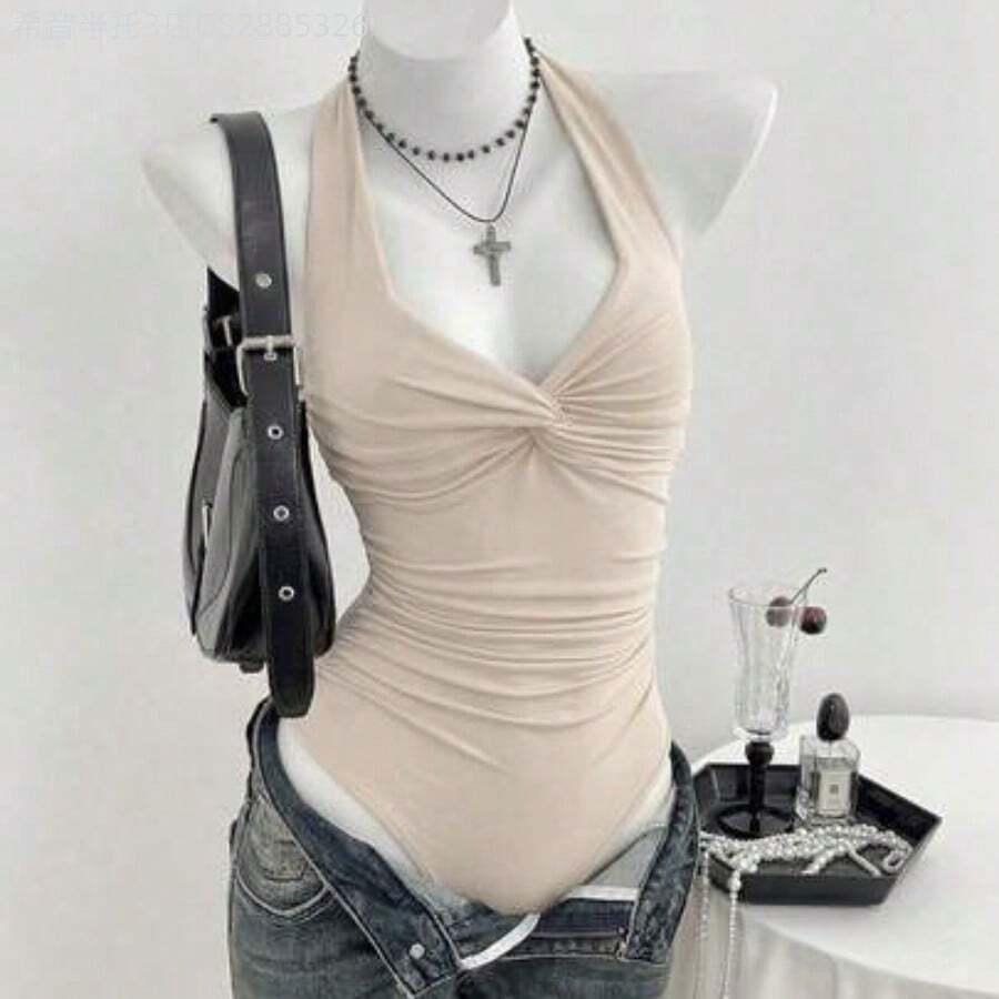 Women Blouses & Shirts - Apricot - View 1