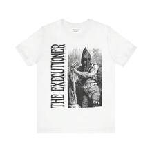 Unisex Short-Sleeved T-Shirt Featuring The Executioner, Medieval Torture, Vintage Creepy Art, Gothic Fashion, And The Dark Ages. - 白色 - 查看 1