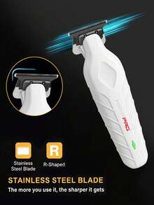 HIENA Juego de cortapelos para hombres 4 en 1 - Afeitadora eléctrica + Recortadora de contornos + Recortadora de vello nasal + Maquinilla de afeitar, Carga USB Tipo C, Larga duración de la batería, Bajo nivel de ruido, Herramienta de corte de pelo profesional para uso doméstico/salón, Juego de regalo - Ver 5
