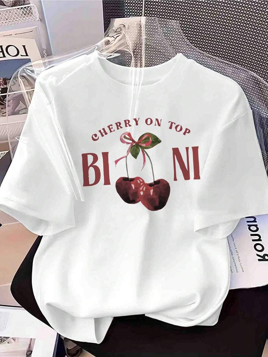 Women T-Shirts - [White] - View 1