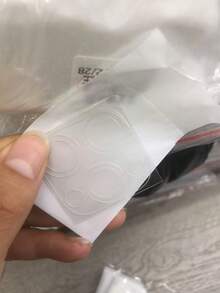 1 pieza Película protectora de lente de cámara minimalista transparente compatible con iPhone 17/17 Promax/17Pro/17Air, funda protectora de teléfono, cubierta protectora minimalista de película clara para la tapa de la lente de la cámara, regalo de primavera para entusiastas de la tecnología - transparente - Ver 12