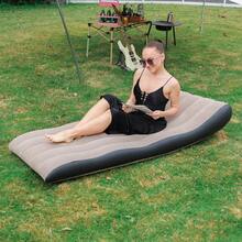 Air Mattress Thickened Ultralight Sleeping Pad For Camping Hiking Warm Portable Outdoor Inflatable Mattress - Multicolor - View 8