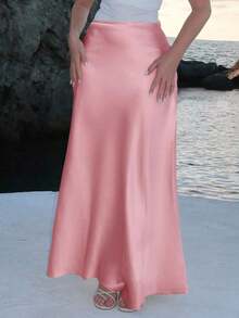 Women Midi Dresses - Old Rose - View 4
