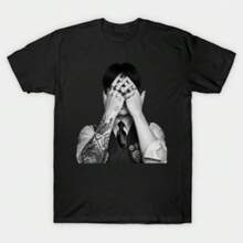 Camiseta de  Jungkook, una camiseta de manga corta adecuada para el hogar, uso diario, fiestas y viajes, perfecta como regalo para amigos o familiares. - Negro - Ver 6