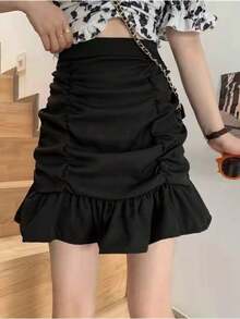 Women Skirts - Black - View 7