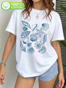Women T-Shirts - White - View 6