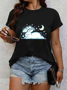 Women T-Shirts - Black - View 1