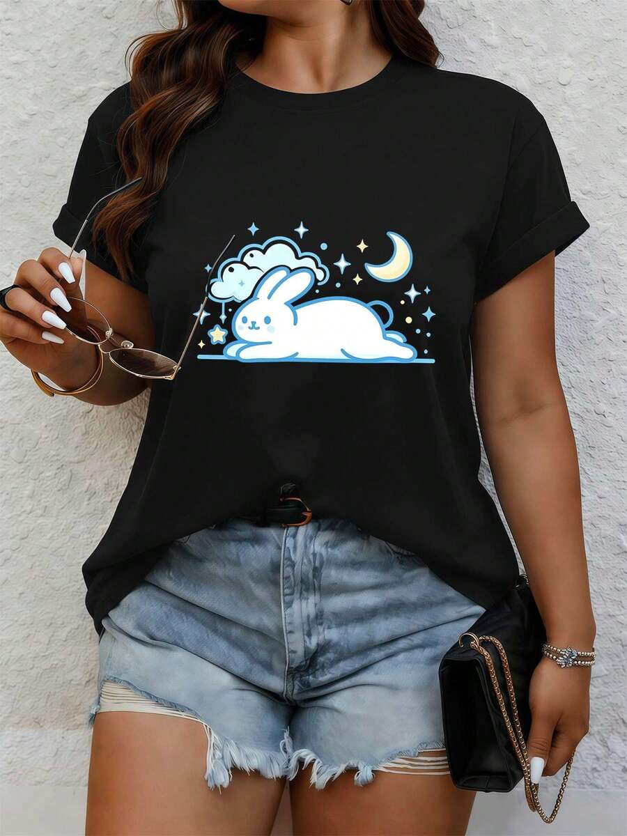 Women T-Shirts - Black - View 1