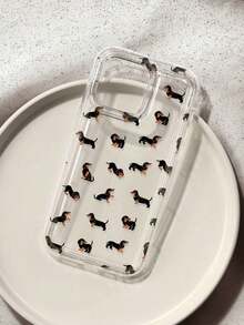 Liquid Silicone Phone Case With A Dachshund Pattern, Full Body Protection, Shockproof And Drop-Proof, Compatible With International Version Galaxy Phones (Not The Domestic Version), Birthday Gift For Mom - 多色 2 - 查看 7