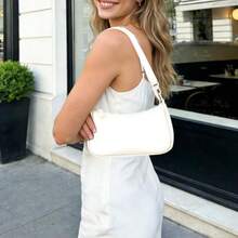 Purses For Women Shoulder Bag And Handbags, Small Leather Hobo Purse With Removable Straps Cute, Retro - Aw-white - View 3