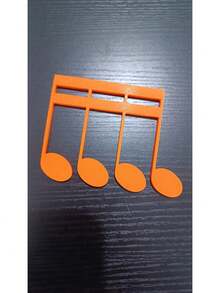 Music Score Clip, Music Sheet Clip, Piano Printed Clip - Multicolor - View 3