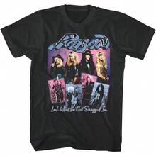 Camiseta de la banda Poison con estampado "Look What The Cat Dragged In", tallas completas S-5XL - Imagen 1 de 2. Deportes y Aire Libre. Camiseta unisex de estilo europeo moderno, look casual para el día a día y para pasar el rato. - Negro - Ver 7